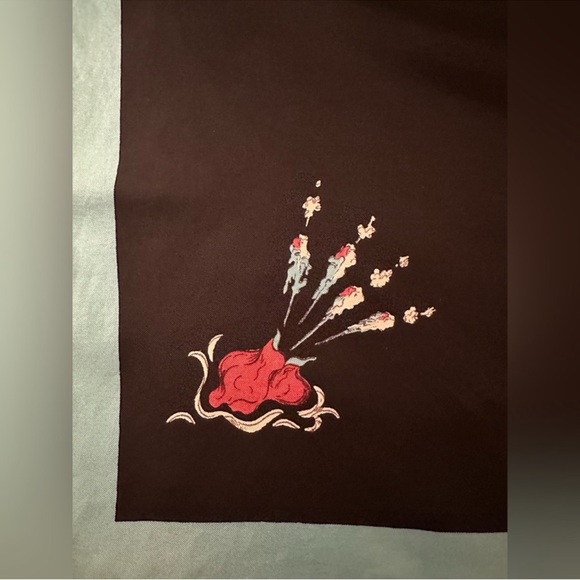 Vintage Isola di Capri Silk Print Map Scarf - Picture 6 of 10